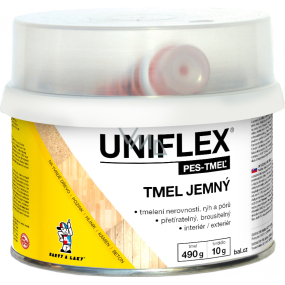 Uniflex PES-TMEL feiner Spachtel für Metall, Stahl, Stein, Beton und Holz, 500 g Uniflex PES-TMEL feiner Spachtel für Metall, Stahl, Stein, Beton und Holz, 500 g
