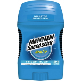 Mennen Speed Stick 24/7 Fresh Rush Antitranspirant Deodorant Stick für Männer 50 g