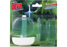 Dr. Devil 3in1 Natur Fresh flüssiger WC-Block, Halter + Nachfüllung 3× 55 ml