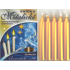 Romantisches Licht Weihnachtskerzen Box brennen 90 Minuten Metallic Gold 12 Stück