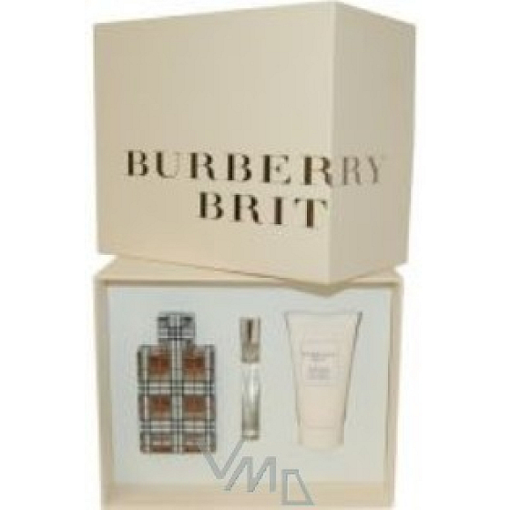 Burberry Brit Eau de Parfum 50 ml + Körperlotion 50 ml + Eau de Parfum 7,5 ml, Geschenkset