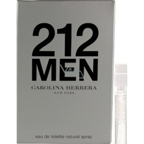 Carolina Herrera 212 Men Eau de Toilette 1,5 ml mit Spray, Fläschchen