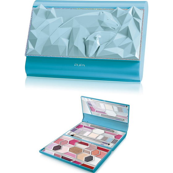 Pupa Snow Queen Kristallpalette Große Palette dekorativer Kosmetika 011 60,9 g