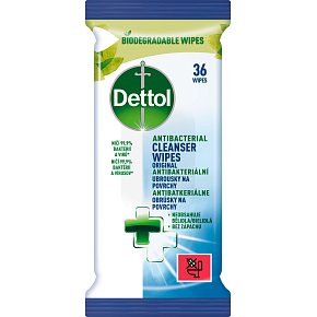 Dettol Cleansing Surface Wipes antibakterielle Tücher für Oberflächen 36 Stück