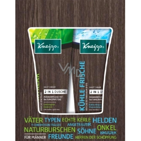 Kneipp Energy Stärke Duschgel 200 ml + Eisfrische Duschgel 200 ml, für Männer Kosmetikset