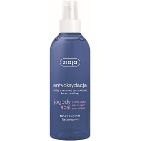 Ziaja Acai Berry Gesichtstonikum mit Hyaluronsäure Spray 200 ml