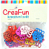 CreaFun Fisch 2,8 x 3,3 cm 25 Stück