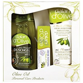 Dalan d Olive Duschgel 400 ml + Hand- und Körpercreme 250 ml + Handcreme 75 ml, Kosmetikset