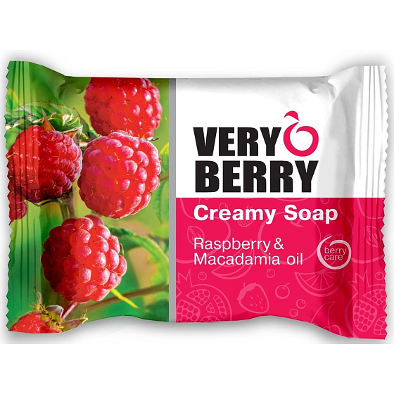 Sehr Beeren Himbeer & Macadamia Öl - Himbeer und Macadamia Öl Toilettenseife mit Essenzen 100 g