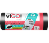 viGo! Abfallbeutel schwarz, 22 µ, 35 Liter 48 x 58 cm 15 Stück