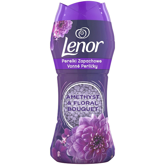 Lenor Amethyst & Floral Bouquet Duft von Pfingstrosen und Wildrosen duftende Perlen für Waschmaschinentrommel 210 g