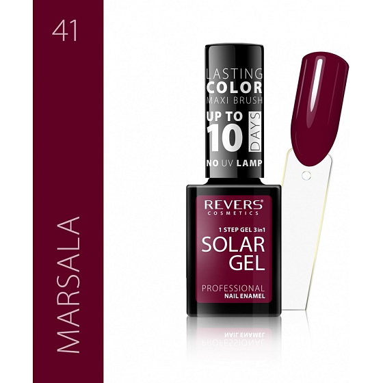 Revers Solar Gel Gel Nagellack 41 Marsala 12 ml