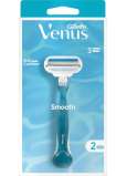 Gillette Venus Smooth Damenrasierer + 2 Ersatzklingen