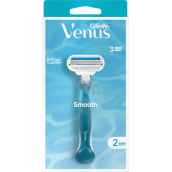 Gillette Venus Smooth Damenrasierer + 2 Ersatzklingen