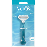 Gillette Venus Smooth Damenrasierer + 2 Ersatzklingen