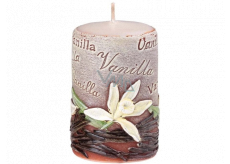 Kerzen Vanille Vanille-Duftkerze Zylinder 50 x 80 mm