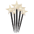Emos Star Beleuchtungsaussparung 30 cm, 5 LEDs, warmweiß + Timer