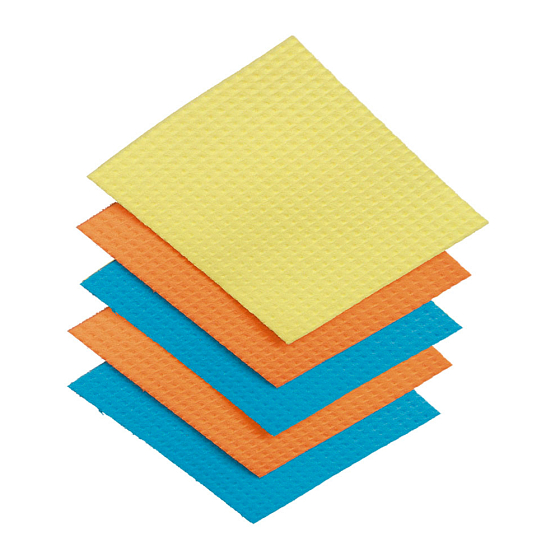 Spokar Schwammtuch, 18 × 15 cm, Packung 5 Stück