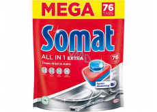 Somat All in 1 Extra Tabletten in der Spülmaschine 76 Stück
