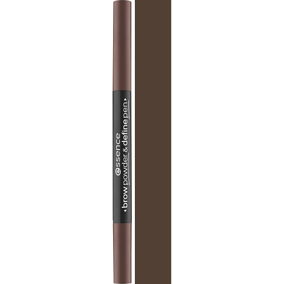 Essence Brow Powder & Define Pen 02 Warm Dunkelbraun 0,4 g