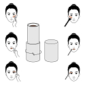 Make-up 3in1 Eyes, lips & face Multifunktions-Make-up für Augen, Lippen und Gesicht First Blush 1,3 g