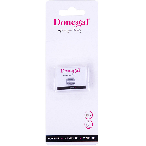 Donegal Ersatz-Rasierklingen für Ledertrimmer 10 Stück