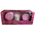 Heart & Home Touch of an angel soy mini candle 45 g + sparkling bath tablets 2 x 130 g, Geschenkset für Frauen