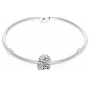 Sterling Silber 925 Charmante Eule und Eule, Perle für Armband Tier