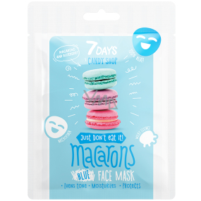 7Days Macarons textile Gesichtsmaske für alle Hauttypen 25 ml