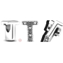 Charme Sterling Silber 925 Alphabet Buchstabe T, Perle für Armband