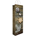 Geschenkpapiertüte für Flasche mit Glitzer 12 x 36 x 9 cm Zweig, Lebkuchen