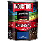 Industrol S2013 univerzál lesk vrchní barva na kov a dřevo, 4550 modř návěstní, 750 ml