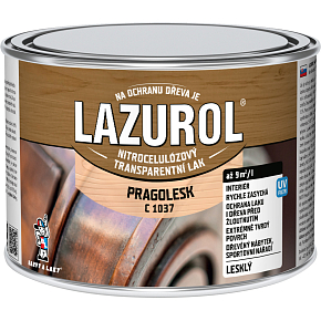 Lazurol Pragolesk C1037 nitrocellulose Lack für Holz 375 ml
