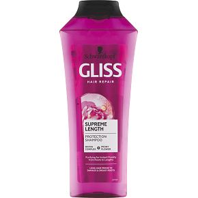 Gliss schützendes Shampoo Supreme Length für langes Haar, 400 ml
