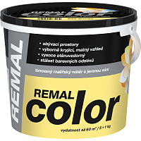REMAL Color Malerfarbe für Wände 650 Banane, 5 + 1 kg
