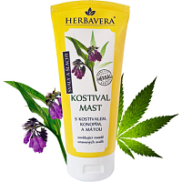 Herbavera Nachtkerzenbalsam mit Hanf und Minze, 200 ml