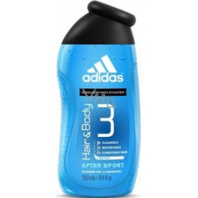 Adidas 3 After Sport Duschgel für Körper und Haare für Männer 250 ml Adidas 3 After Sport Duschgel für Körper und Haare für Männer 250 ml