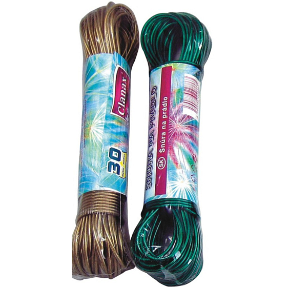 Clanax Wäscheleine Stahldraht in verschiedenen Farben 30 m 1 Stück