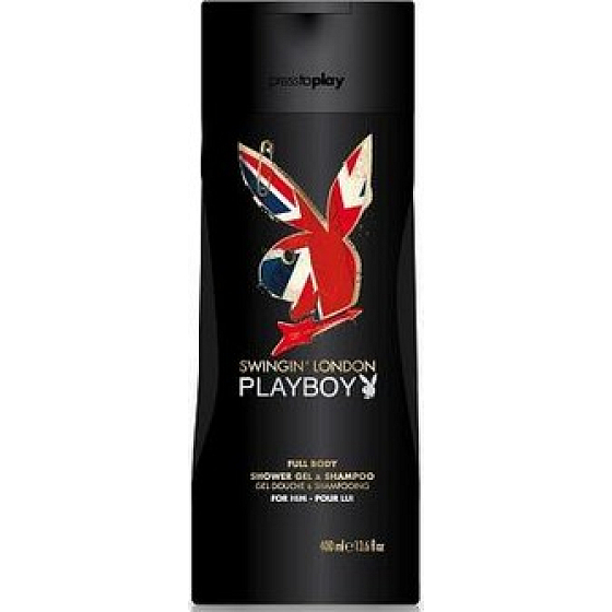 Playboy London Swingin 2in1 Duschgel und Shampoo für Männer 250 ml