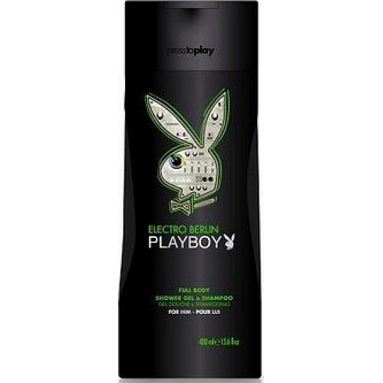 Playboy Berlin Electro 2in1 Duschgel und Shampoo für Männer 250 ml