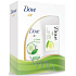 Dove Go Fresh Touch Gurken- und Grüntee-Duschgel 250 ml + Toilettenseife 100 g, Kosmetikset