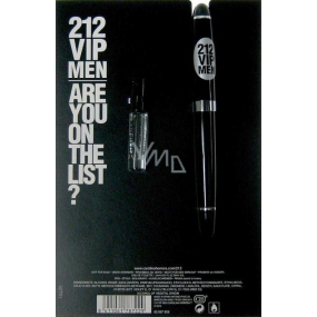 Carolina Herrera 212 VIP Men Eau de Toilette für Männer 1,5 ml mit Spray + Stift, Geschenkset