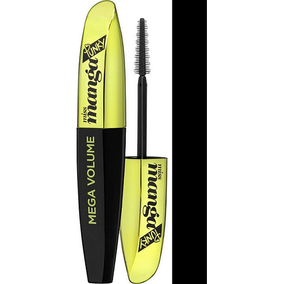 Loreal Paris Mega Volumen Miss Manga Punky Mascara Schwarz 8 ml