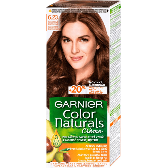 Garnier Color Naturals Créme Haarfarbe 6.23 Karamellschokolade