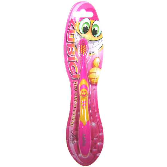 Nekupto Zubíci Zahnbürste für Kinder namens Adélka soft 1 Stück