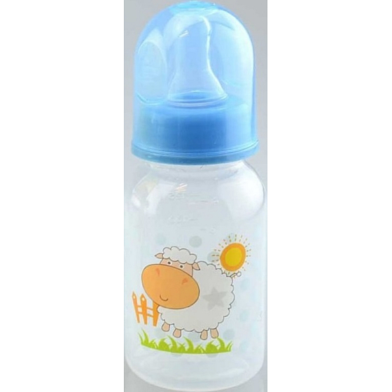 Erste Schritte Einfüllflasche 0+ Babyflasche mit Silikonschnuller Kravička 150 ml
