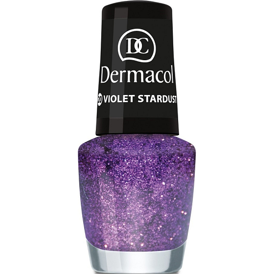 Dermacol Nagellack mit Effekt Glitter Touch Nagellack mit Effekt 20 Violet Stardust 5 ml