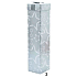 Engel Geschenkbox faltbar mit Schleife Weihnachten silber weisse Sterne 34 x 8 x 8 cm