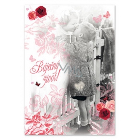 Ditipo Spielkarte für die Hochzeit Wunderbares Leben Michal Tučný Wunderbare Frau 224 x 157 mm