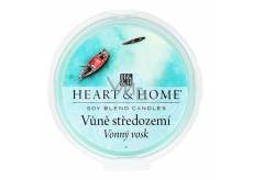Heart & Home Mediterraner Duft Soja natürlicher Duftwachs 27 g